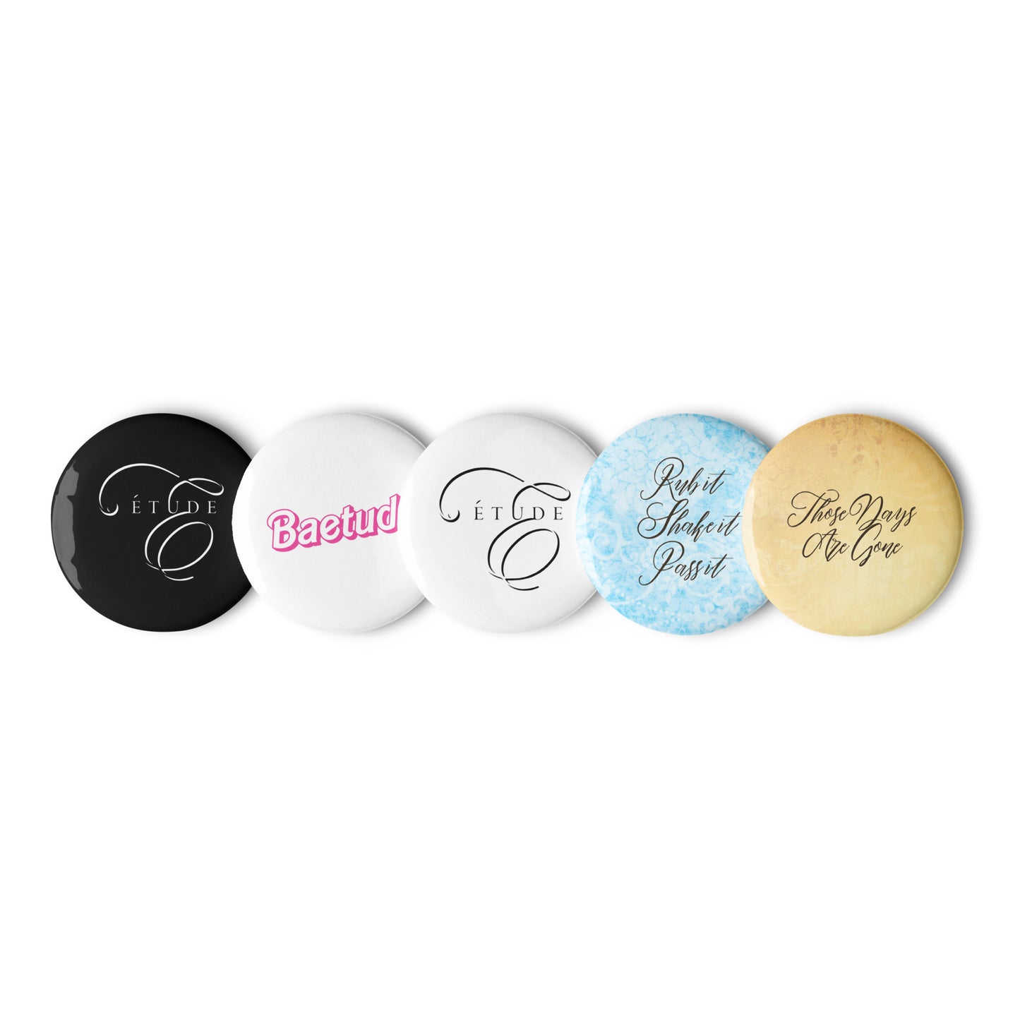 Set of Pin Buttons